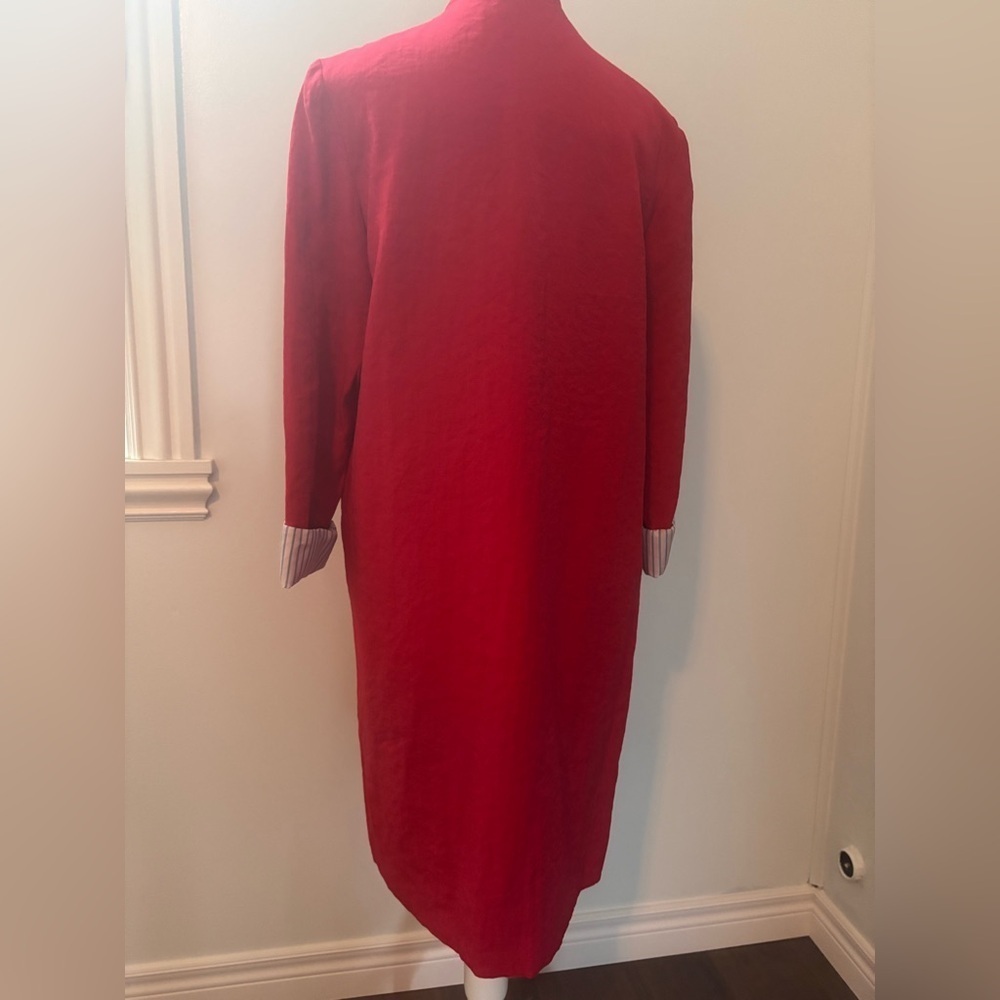 Cop.Copine Cherry Red Open-Front Jacket - Picture 5 of 11